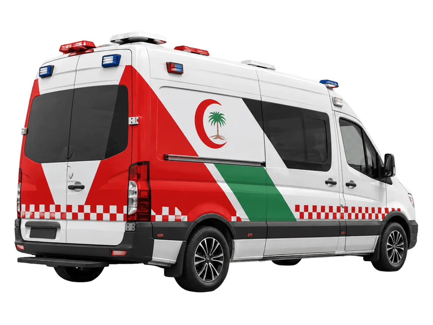 Ambulance transport with doctor and nurse