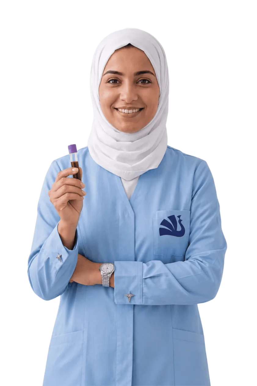 سحب عينة منزلية براحة وخصوصية