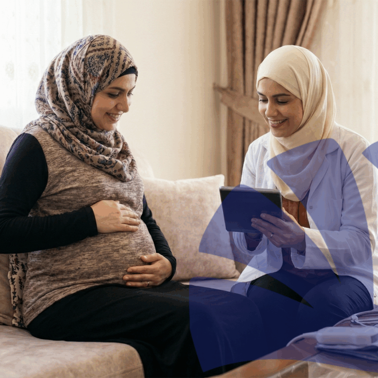 باقة متابعة الحمل في المنزل الثلاث الأشهر الأولى ( شامل اشعة صوتية )