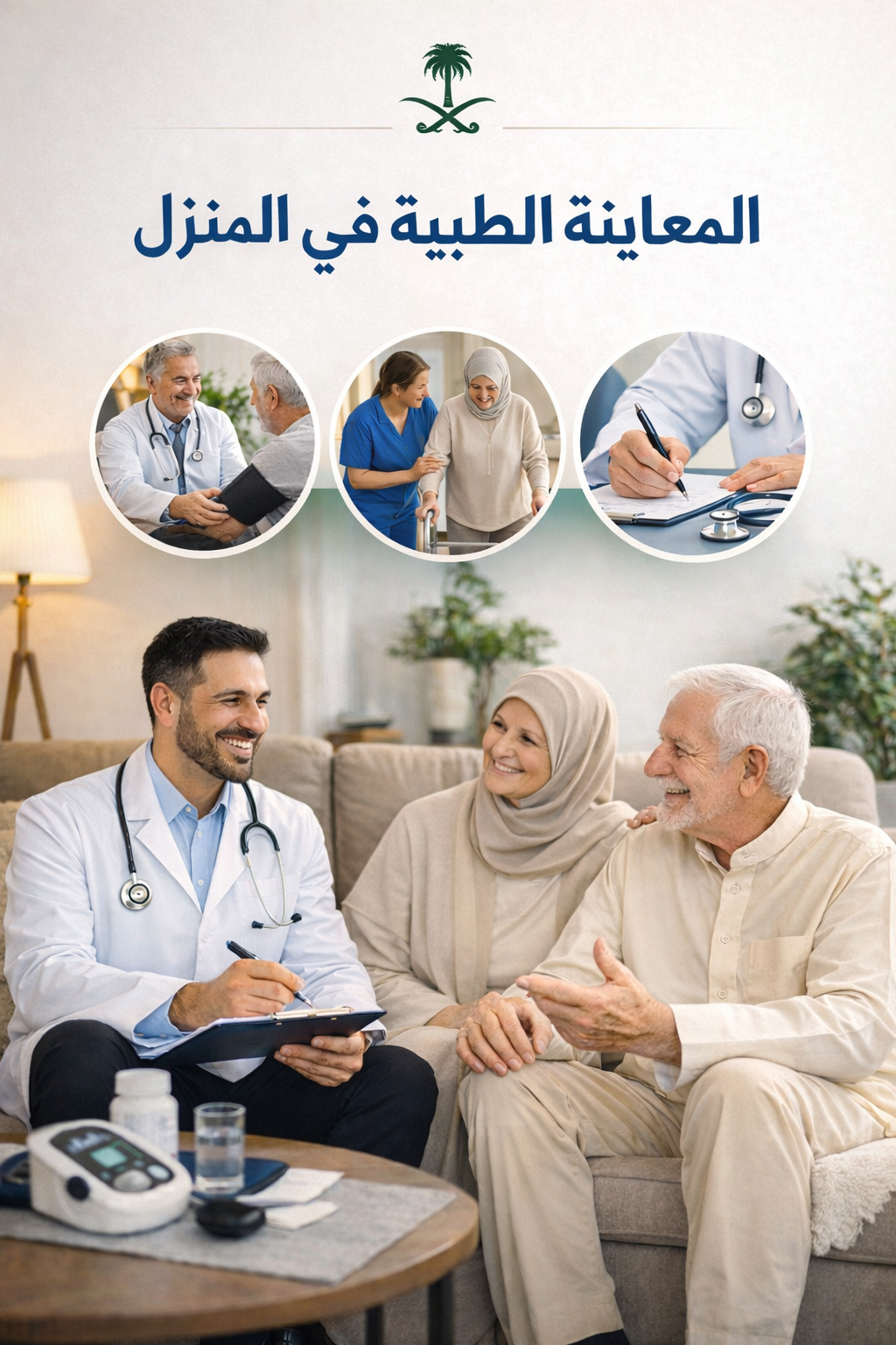 خدمة المعاينة الطبية في المنزل